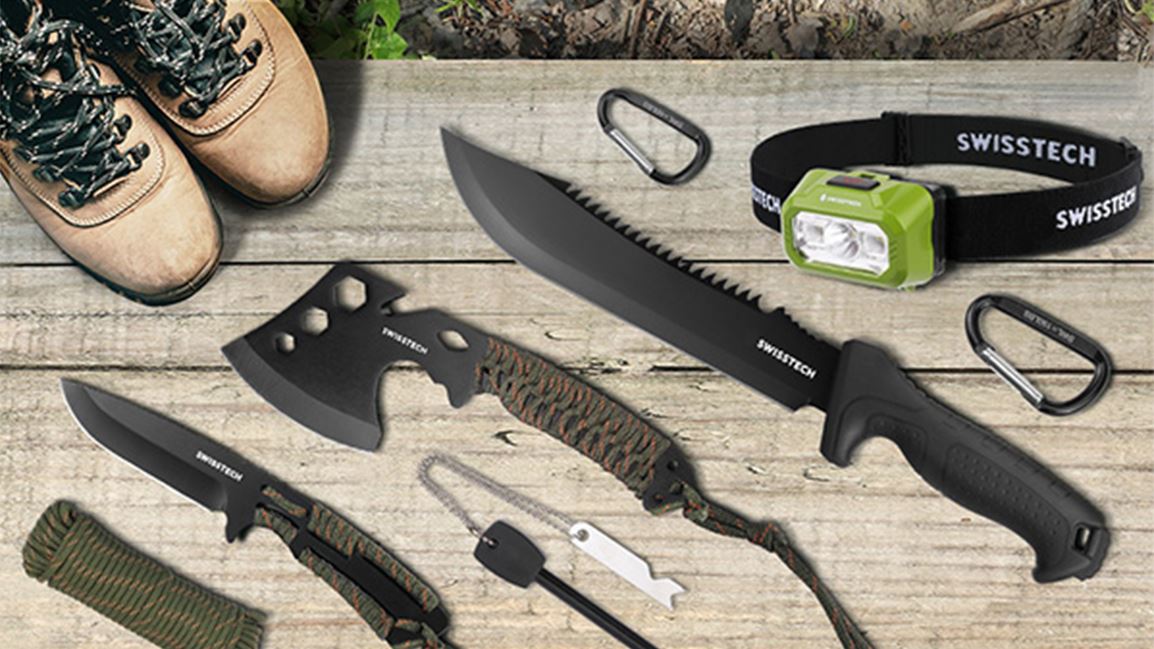 Этот набор инструментов Swiss plus Tech Outdoors определенно уникален