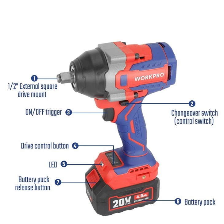 20V BRUSHLESS IMPACT WRENCH suppliers