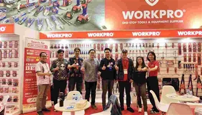 Оборудование WORKPRO блистает на выставке IndoBuildTech Expo 2024