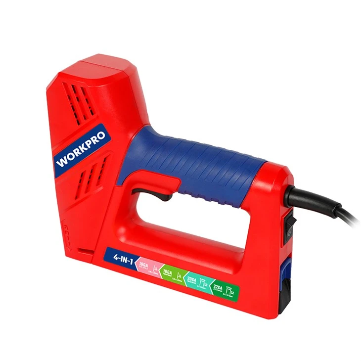 СЕТЕВОЙ ПИСТОЛЕТ ДЛЯ ГВОЗДЕЙ WORKPRO 1200 Вт 4-В-1