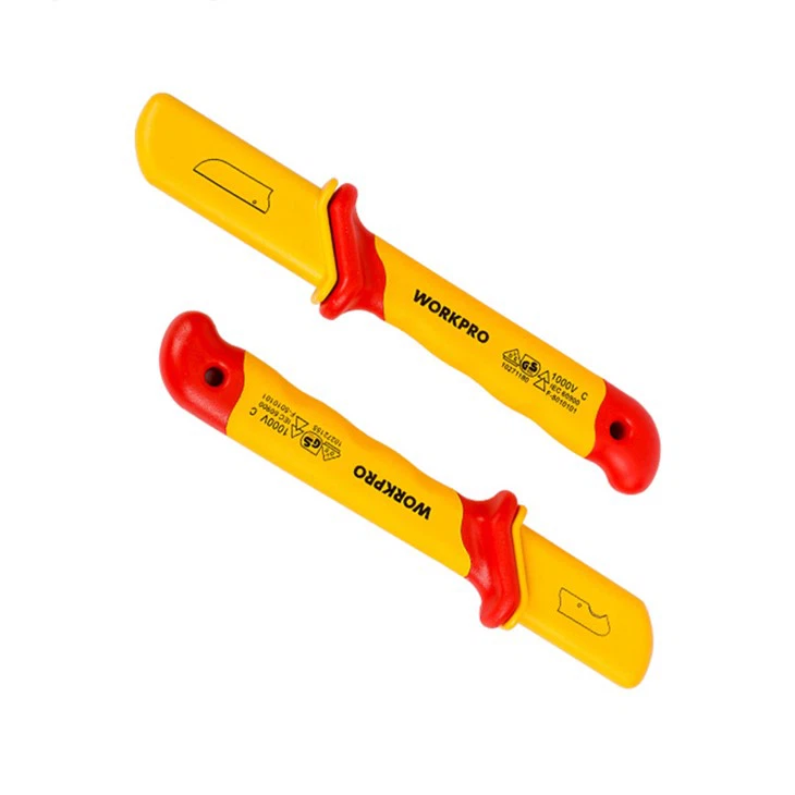 НОЖ ДЛЯ ИЗОЛИРОВАННОГО КАБЕЛЯ WORKPRO (ПРЯМОЙ) 50X180MM